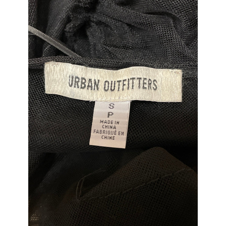 Urban Outfitters Black Tulle Sheer Sleevelee Cami Camisole Maxi Coverup Dress SP