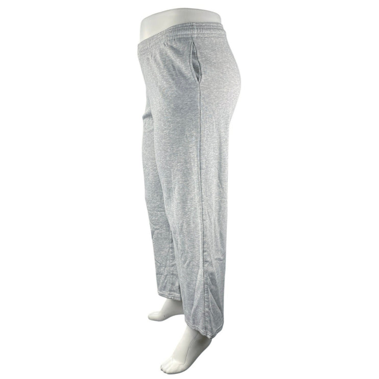 H&M Divided Women's Gray High Waisted Pull On Wide Leg Lounge Sweat Pants Size M