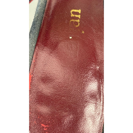 Sies Marjan Women's Blue Suede Closed Toe Ankle Strap Heels Sandals Size 6.5