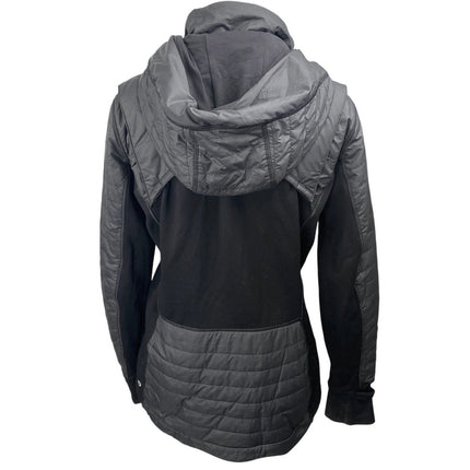 Lululemon First Mile Women's Black Full Zip Hooded Hoodie Puffer Coat Jacket 4