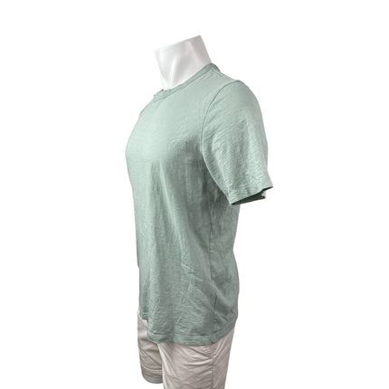 Theory Essential Men's Green Short Sleeve Crew Neck Slim Basic Tee T-Shirt Top M