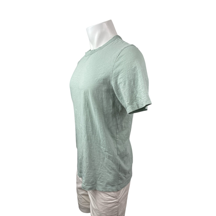 Theory Essential Men's Green Short Sleeve Crew Neck Slim Basic Tee T-Shirt Top M