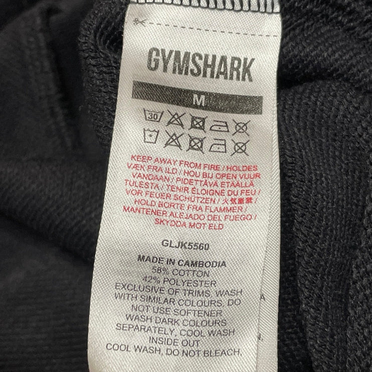 Gymshark Women's Black Long Sleeve Knit Midi Open Cardigan Sweater Top Size M
