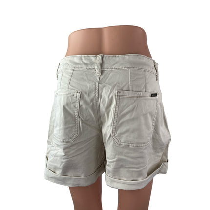White House Black Market The Pret A Play Beige Outdoor Hiking Cargo Shorts Sz 4