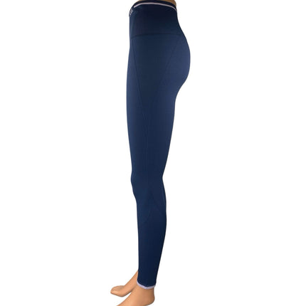 Soul Women's Blue High Waist Skinny Activewear Yoga Trousers Leggings Pants Sz S