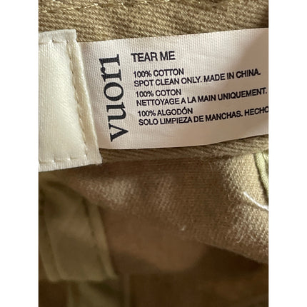Vuori Women's Tan Khaki Embroidered Logo Adjustable Strapback Cap Hat OS