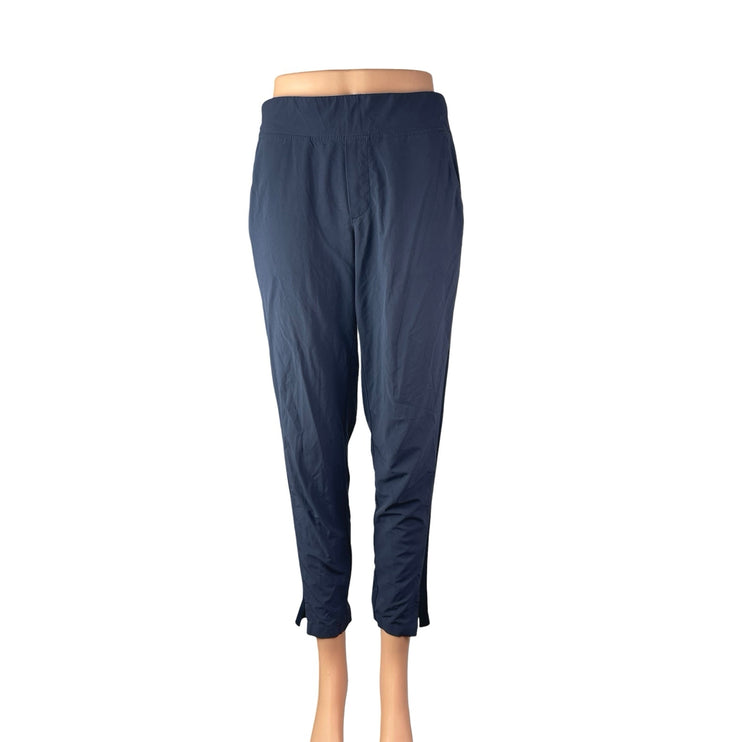Athleta Women's Blue Mid Waist Tapered Crop Activewear Athletic Jogger Pants 0