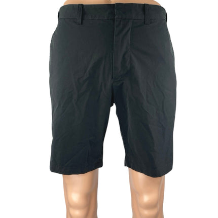 J.Crew 9" Inseam Men's Black High Waist Button Zip Casual Twill Chino Shorts 30