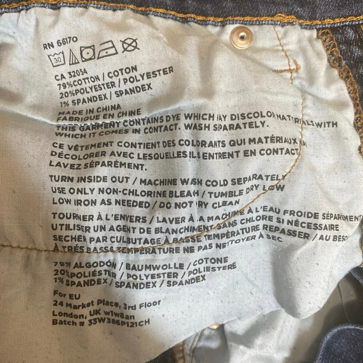 Urban Outfitters BDG Twig High Rise Classic Skinny Ankle Denim Jeans Pants Sz 28