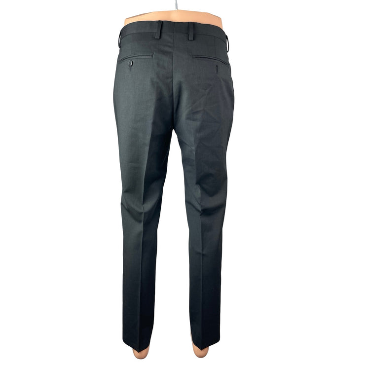 Banana Republic Marzotto Wool High Rise Slim Straight Trousers Dress Pants 32x32