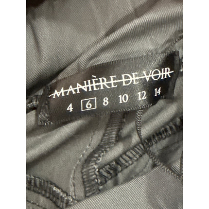 NEW Maniere De Voir Color Block Detachable Loose Straight Cargo Trousers Pants 6
