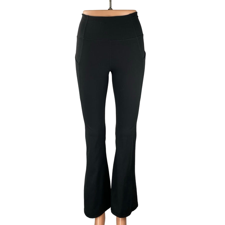 Fabletics PureLuxe Women's Black Yoga Athletic Activewear Flare Leggings Pants S
