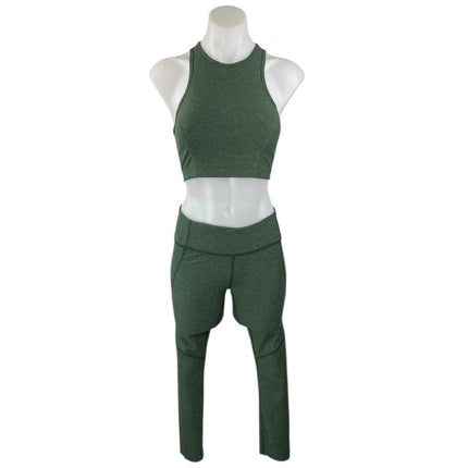 Outdoor Voices Women's Green Activewear Yoga Top & Legging Pants Sets Size XS