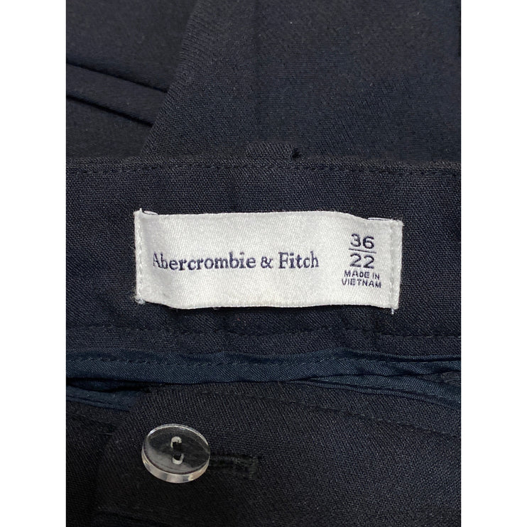 Abercrombie & Fitch Women's Black High Waisted Pleated Casual Mini Shorts Sz 36