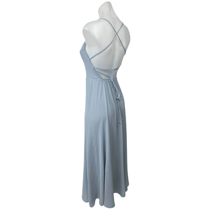 Show Me Your Mumu Godshaw Goddess Blue Maxi A-line Bridesmaid Dress Gown Size S