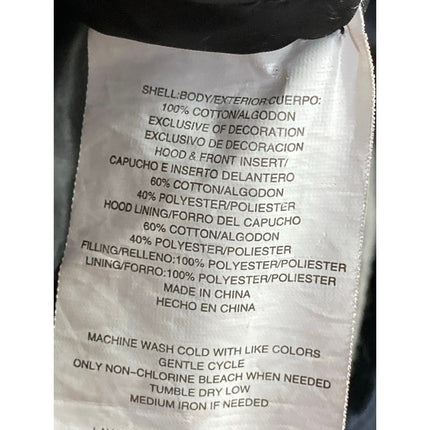 Wrangler Chore Bomber Men's Navy Blue Hooded Snap Workwear Coat Jacket Size XL