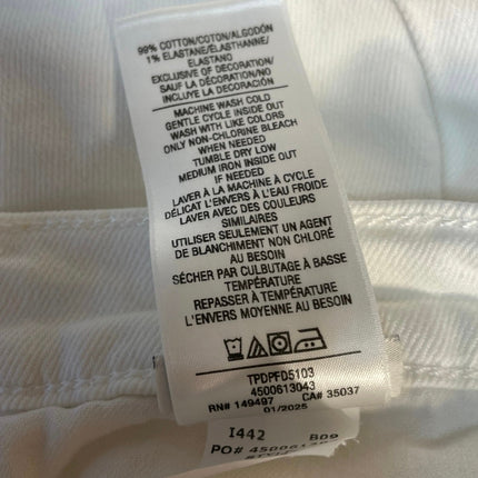 Joe's The Margot Slim Women's White High Rise Straight Ankle Denim Jeans Size 28