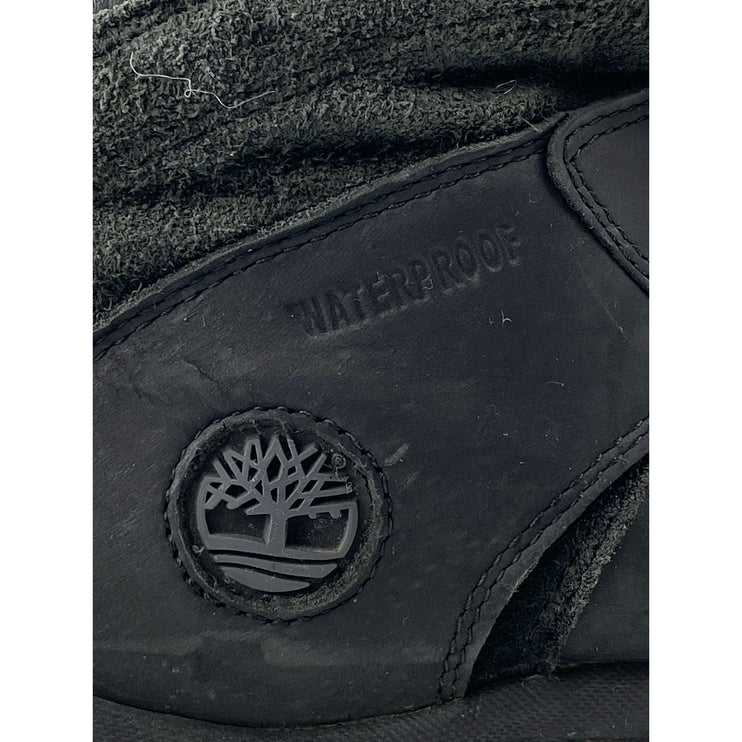 Timberland Flume Mens Black Lace Up Round Toe Mid Top Waterproof Hiking Boots 11