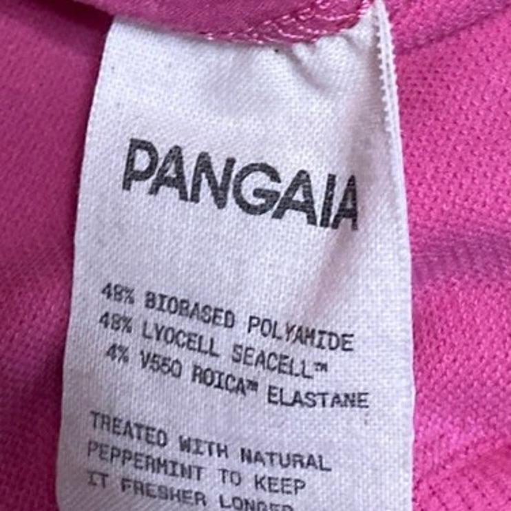 Pangaia Pink Sleeveless Activewear Gym Sports Bra & Biker Shorts Matching Set L