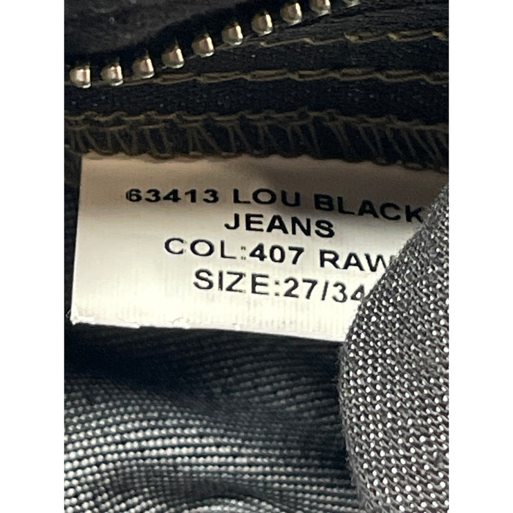 Filippa K Women's Black Mid Rise Slim Straight Leg Casual Denim Jeans Size 27x34