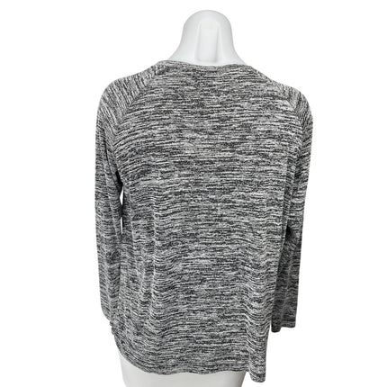 Club Monaco Women's Gray Heather Knit Long Sleeve Pullover Sweater Top Size XS