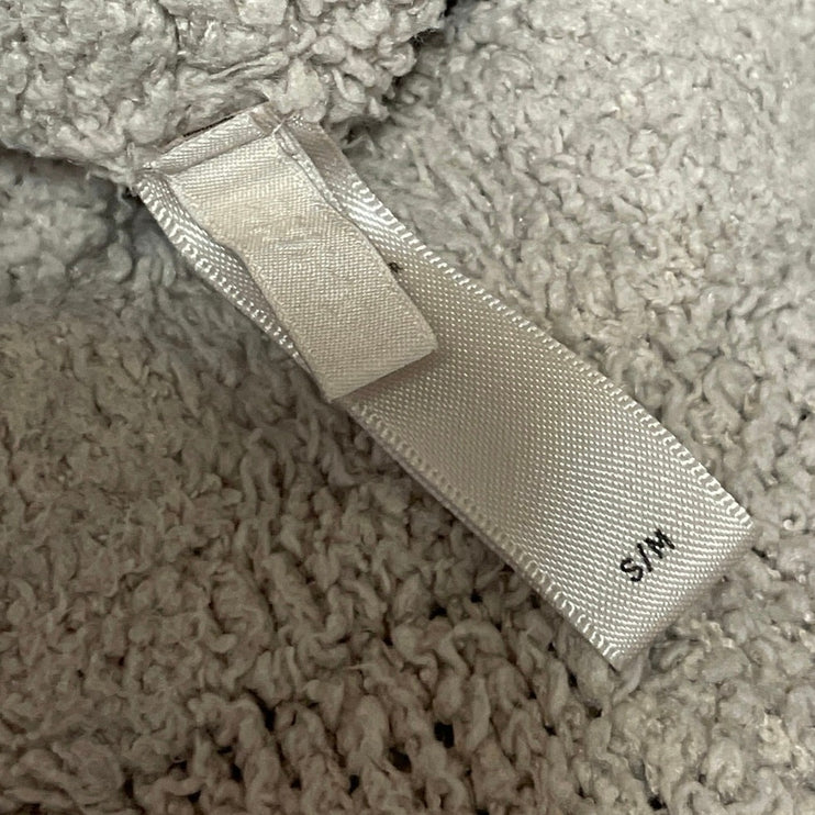 SKIMS Women's Gray High Rise Knit Textured Straight Leg Lounge Trouser Pants S/M