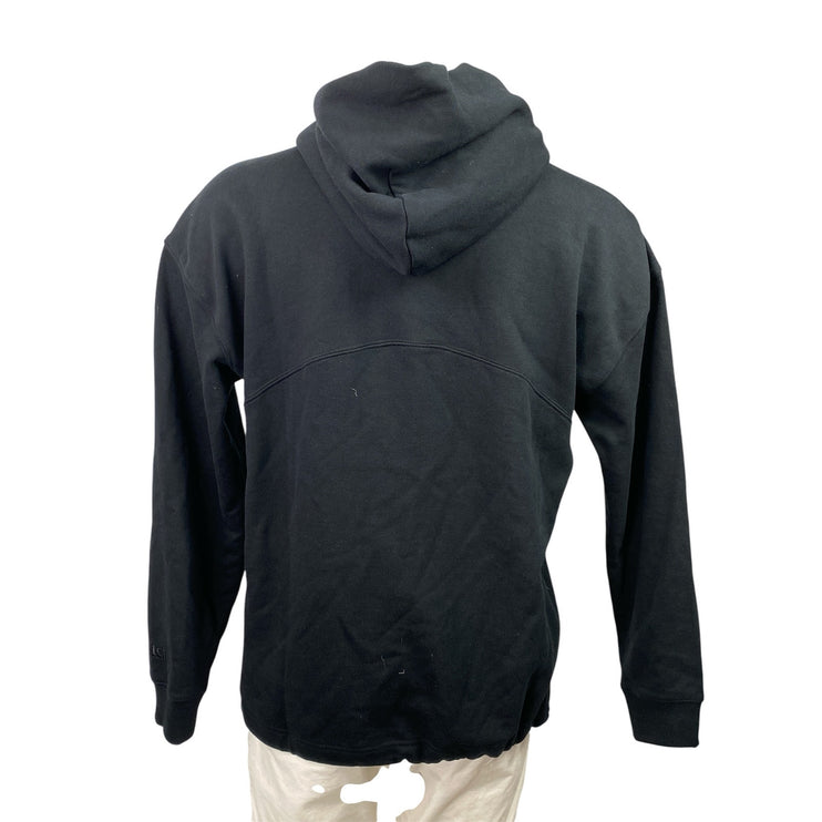 New Balance Men's Black Long Sleeve Hoodie Hooded Pullover Sweatshirt Top Size M