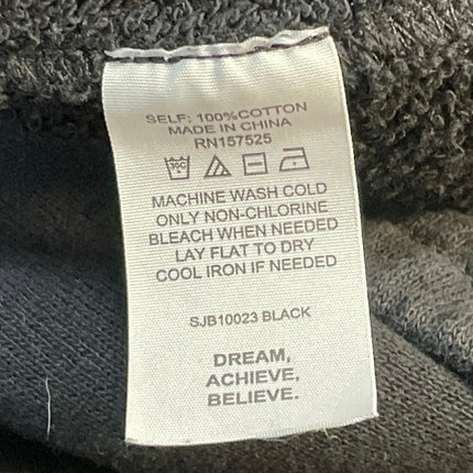 Sincerely Jules for Bandier Black Zip Packet High Rise Wide Leg Sweat Pants Sz M