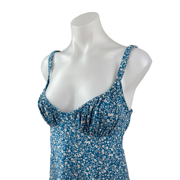 Princess Polly Georgia Floral Sleeveless Sweetheart Neck Midi A-Line Dress Sz 6