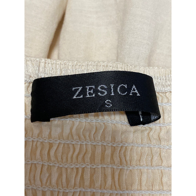 Zesica Women's Cream Sleeveless Summer Maxi Sundress Tank Flare A-Line Dress S