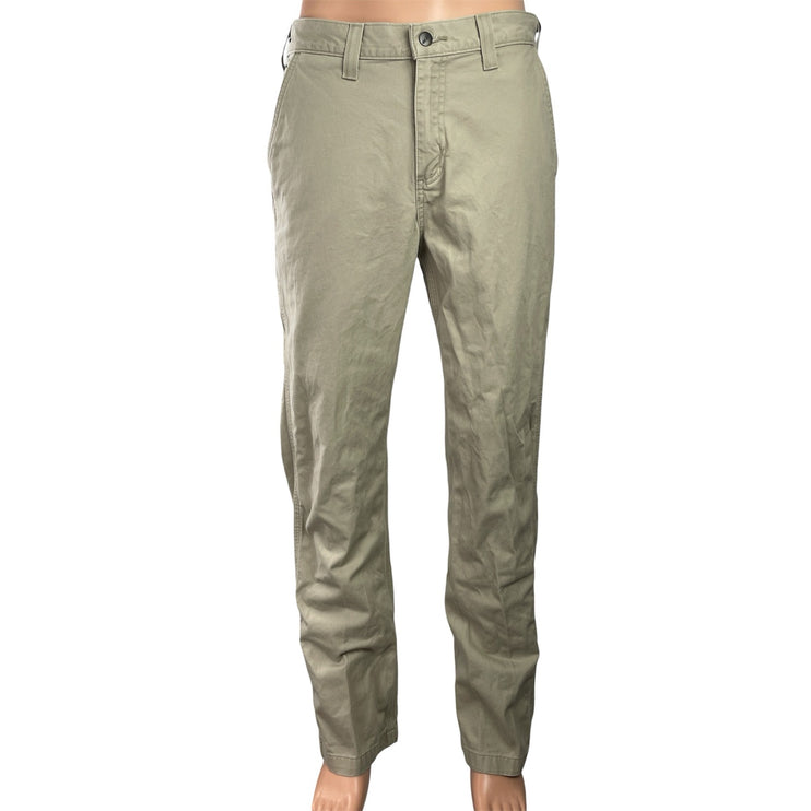 Carhartt Men's Beige Relaxed Fit Straight Leg Khaki Chino Trousers Pants 32x32