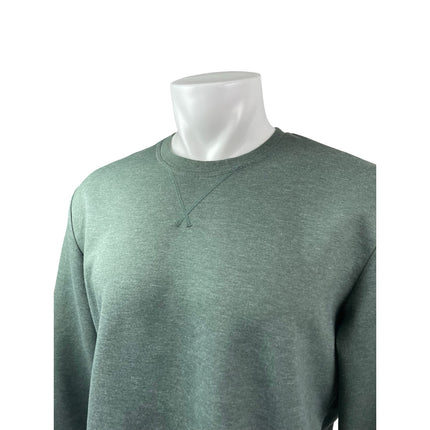 32 Degrees Men's Green Crew Neck Long Sleeve Athletic Sweater Sweatshirt Top L