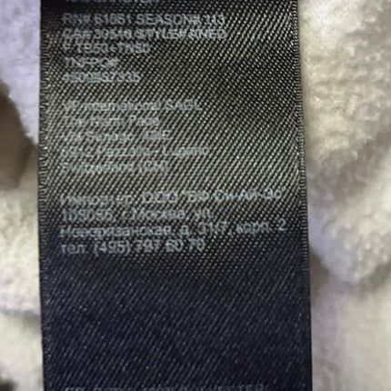 The North Face Polartec Men's White Fleece Long Sleeve 1/4 Zip Sweatshirt Top XL