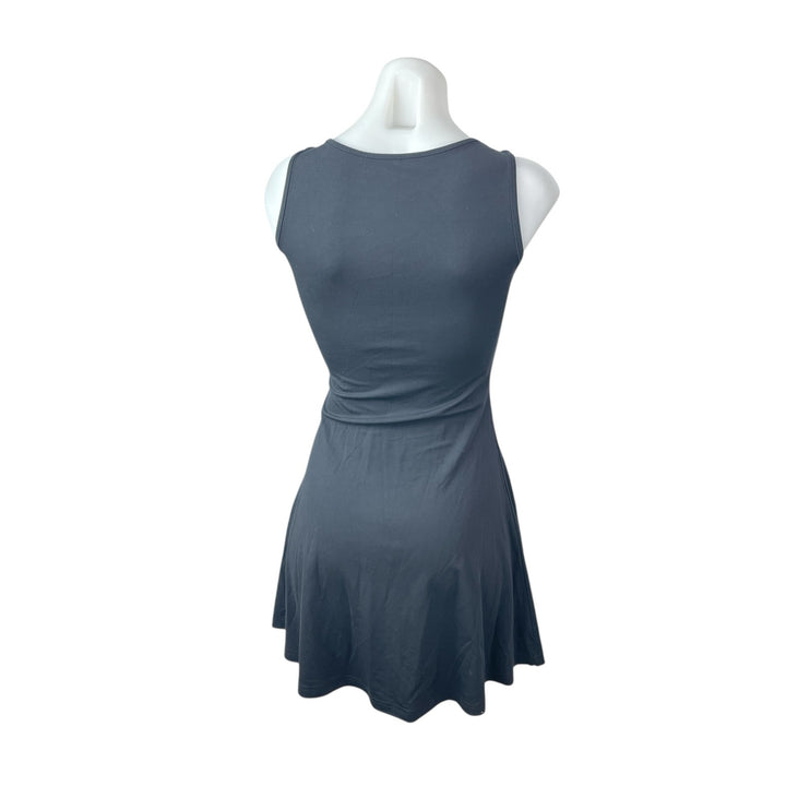 OGL Gray Sleeveless Boat Neck Bustier A Line Fit & Flare Mini Dress Size XS