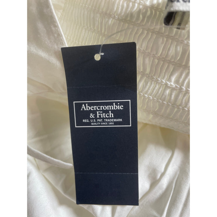NEW Abercrombie & Fitch Smocked Cutout Sleeveless Midi Maxi Flare A-Line Dress S