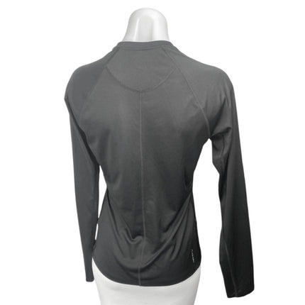 The North Face Women's Black Long Sleeve Logo Base Layer T Shirt Tee Top Size M