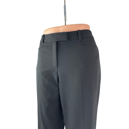 Tommy Hilfiger Men's Black High Waisted Straight Leg Trousers Dress Pants Size M