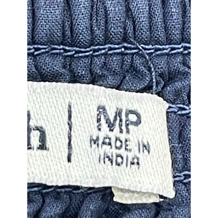 Abercrombie & Fitch Blue Short Puff Sleeve Square Neck Mini A-Line Dress Size MP