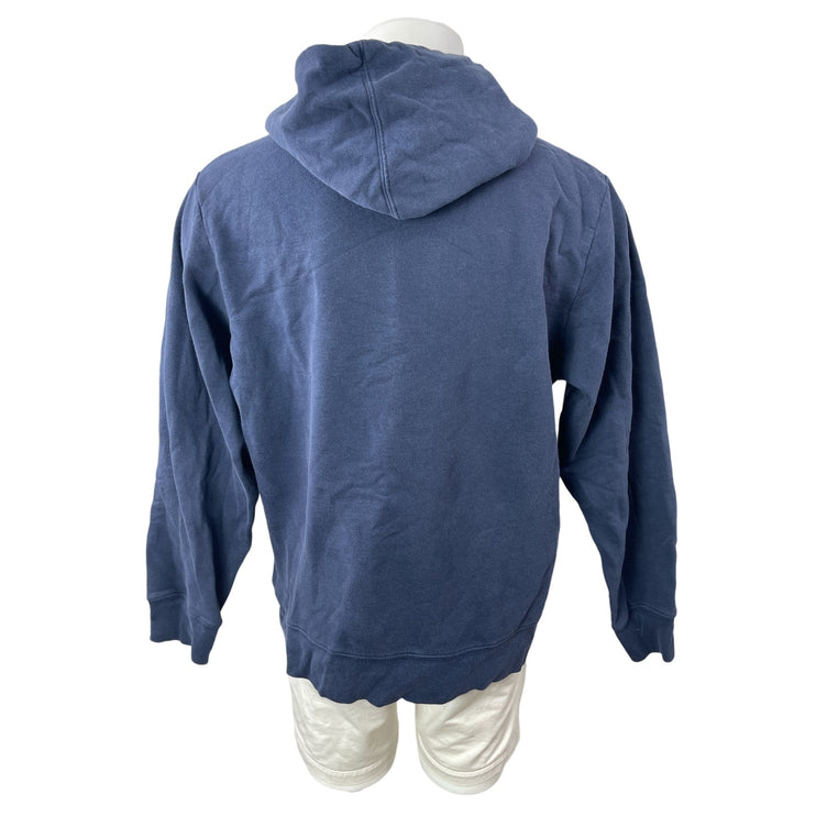 The North Face Blue Long Sleeve Active Sports Hoodie Hooded Sweatshirt Top L/G