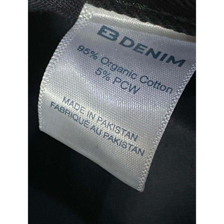 NEW BDenim Women's Black High Waisted Baggy Wide Leg Denim Jeans Size 24