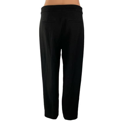 J.Crew Kate Womens Black High Waisted Relaxed Straight Trousers Dress Pants Sz 6