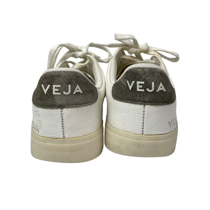 VEJA Campo Women's White Leather Round Toe Lace Up Low Top Sneakers Shoes Sz 8.5