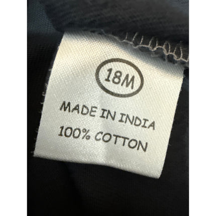 Mish Boys Rock n Roll Baby Toddler Gray Long Sleeve Crew Neck Tee Tshirt Top 18M