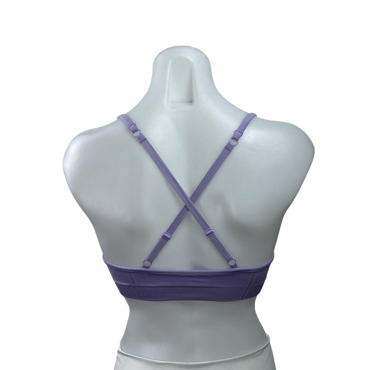 Oner Active Everyday Purple Crossback Workout Active Sports Bra Crop Tank Top S