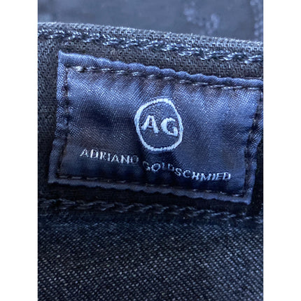 Adriano Goldschmied The Angel Black Mid Rise Flare Bootcut Denim Jeans Pants 26