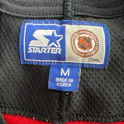 Vintage Starter Men’s Licensed NHL New Devils Jersey Red Black Long Sleeve Top M