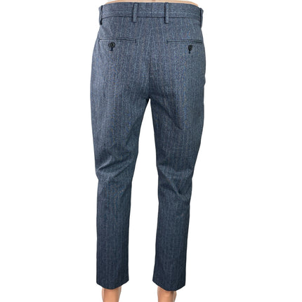 Banana Republic Men's Navy Blue Slim Tapered Leg Trousers Ankle Pants Size 30x32