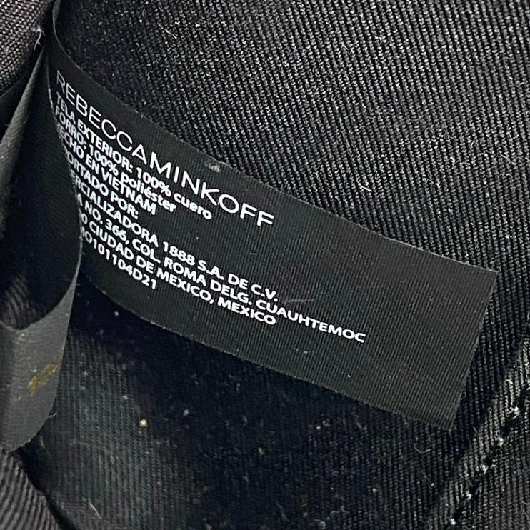 Rebecca Minkoff Chevron Quilted Love Chain Crossbody Clutch Purse Handbag OS