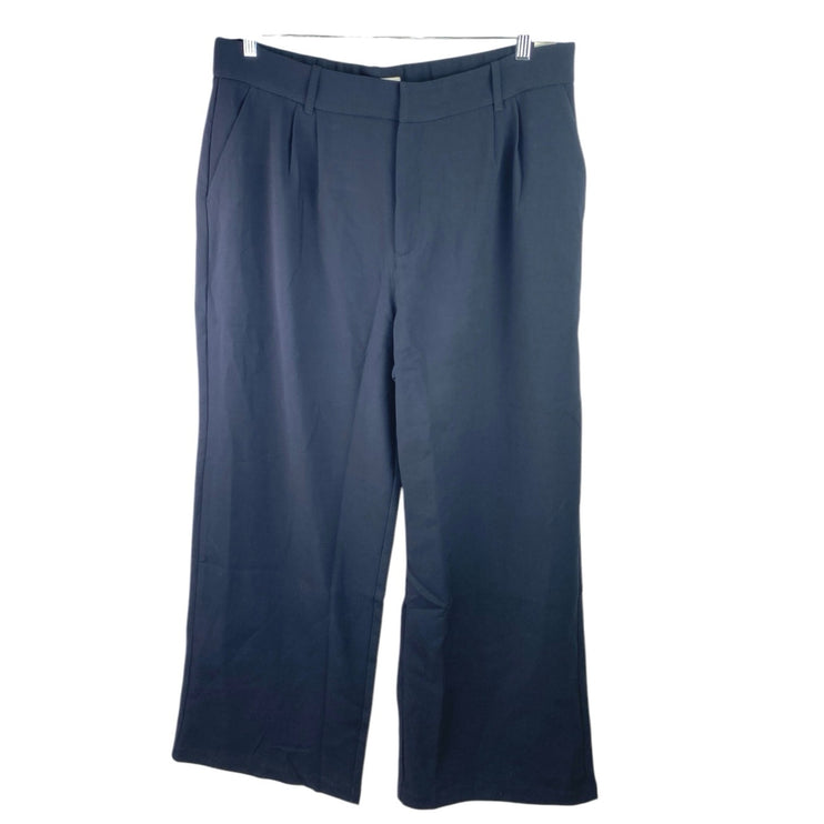 NEW Abercrombie & Fitch Women's Black High Waisted Trousers Dress Pants Size XL