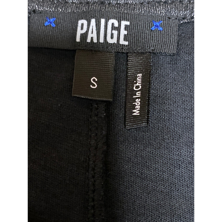 Paige Women's Black Short Sleeve Crew Neck Basic Casual T Shirt Tee Top Size S